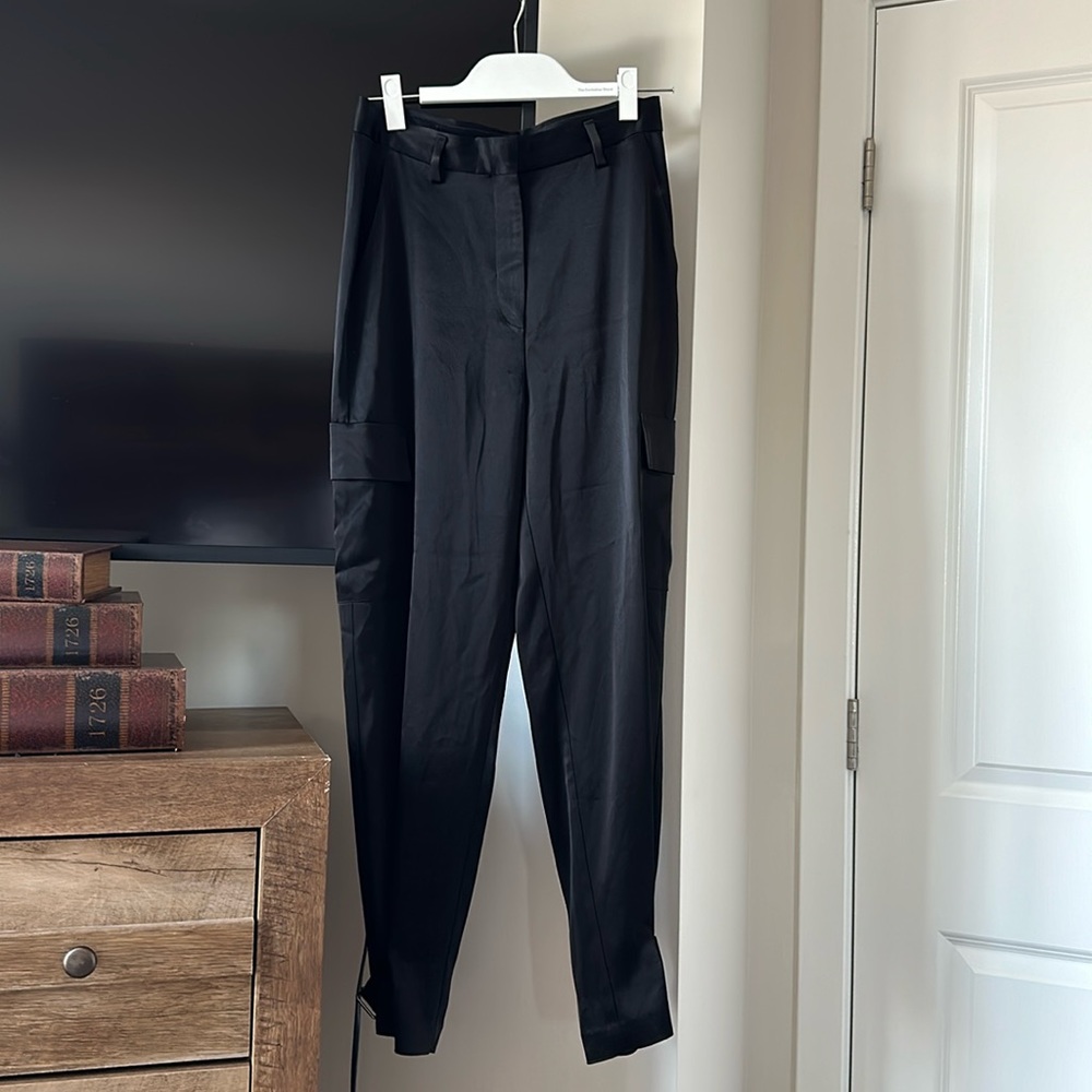 Aritzia Refined Satin Cargo Pant